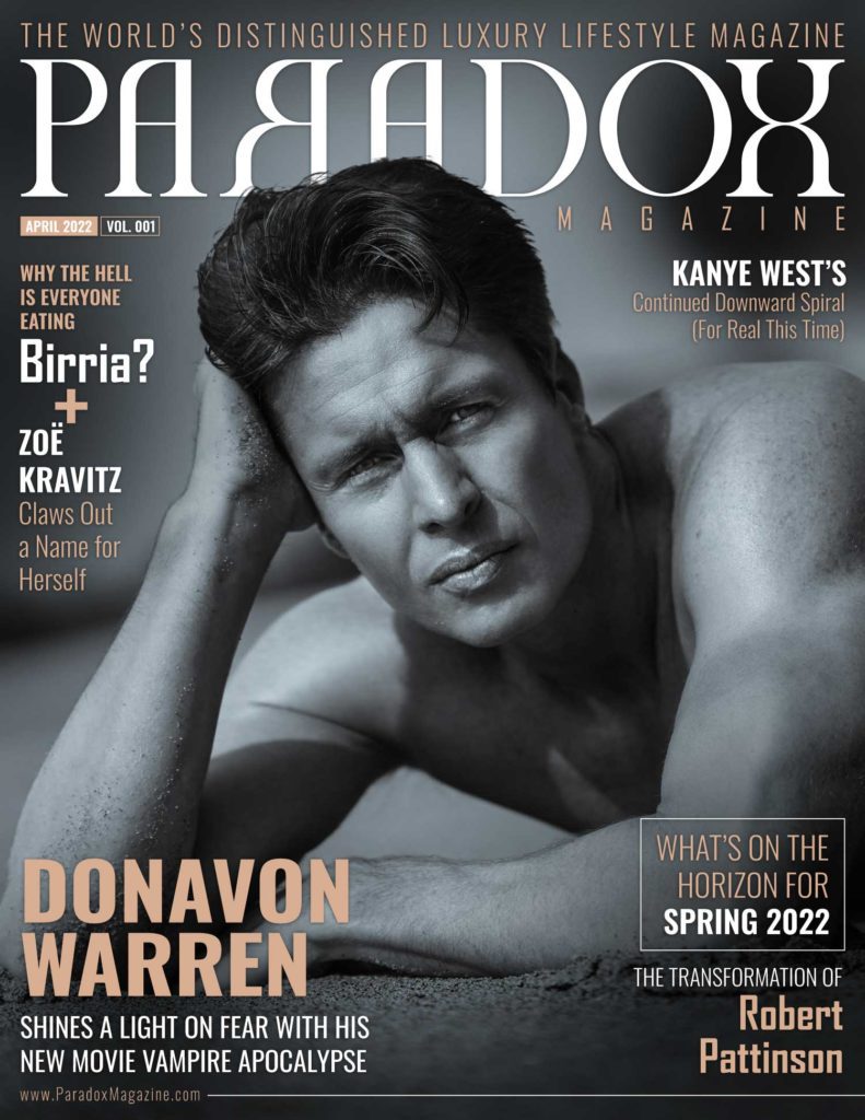 Donavon Warren on the cover of Paradox Magazine